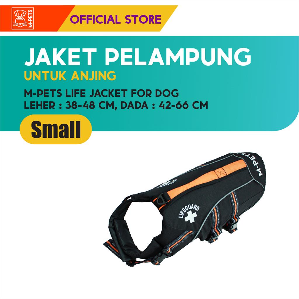 M-Pets Life Jacket For Dogs  Size S / Jaket Pelampung Untuk Anjing