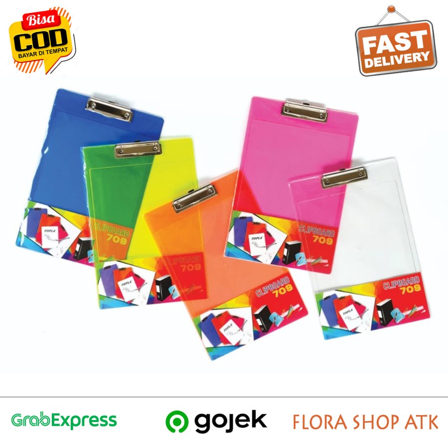 

Clipboard Transparant Papan Ujian Papan Jalan Topla Clipboard F4