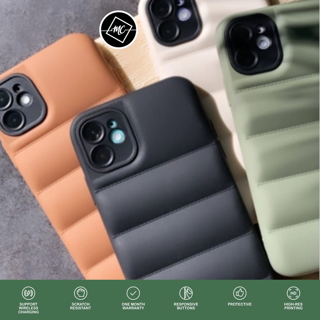 Puff case premium case iphone 7 8 plus x xs xr xs max 11 12 pro max