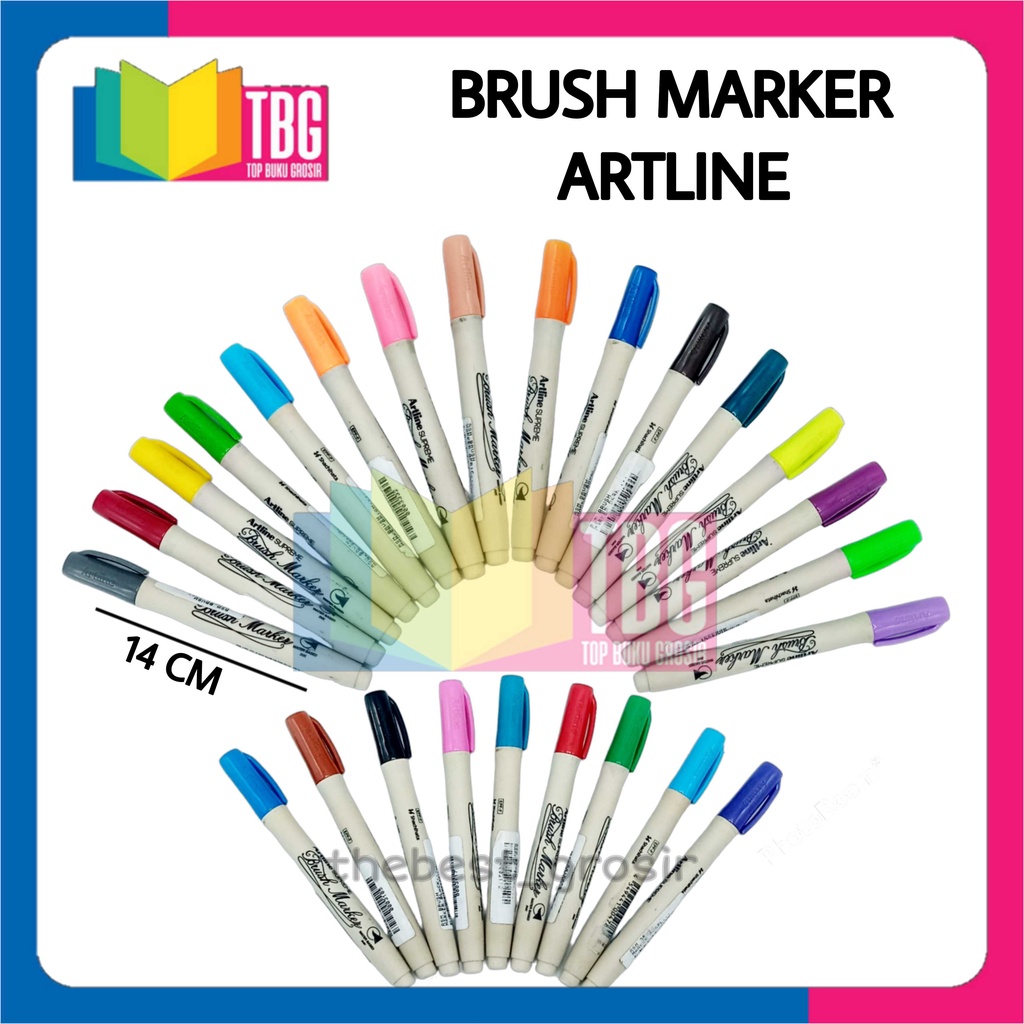 

1 PCS BRUSH MARKER ARTLINE / SPIDOL KUAS WARNA