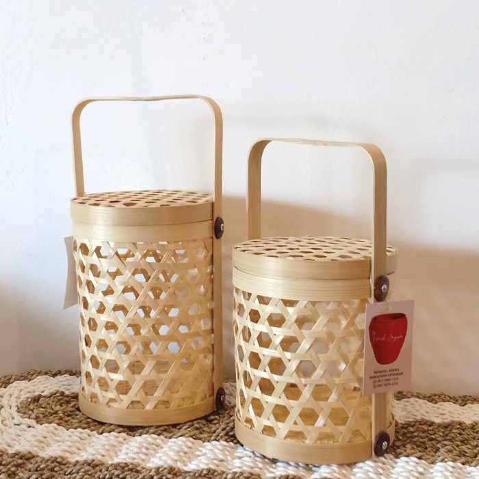 Tas hampers lebaran/keranjang hampers/Tas souvenir/Keranjang Bambu