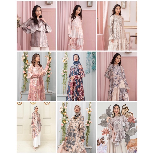 Kyra Amaya Blouse Chloe Celebes Yasmin Camilla Tunic by Klamby [BISA COD]