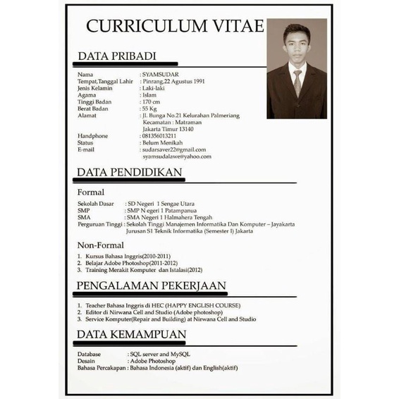 

lamaran kerja