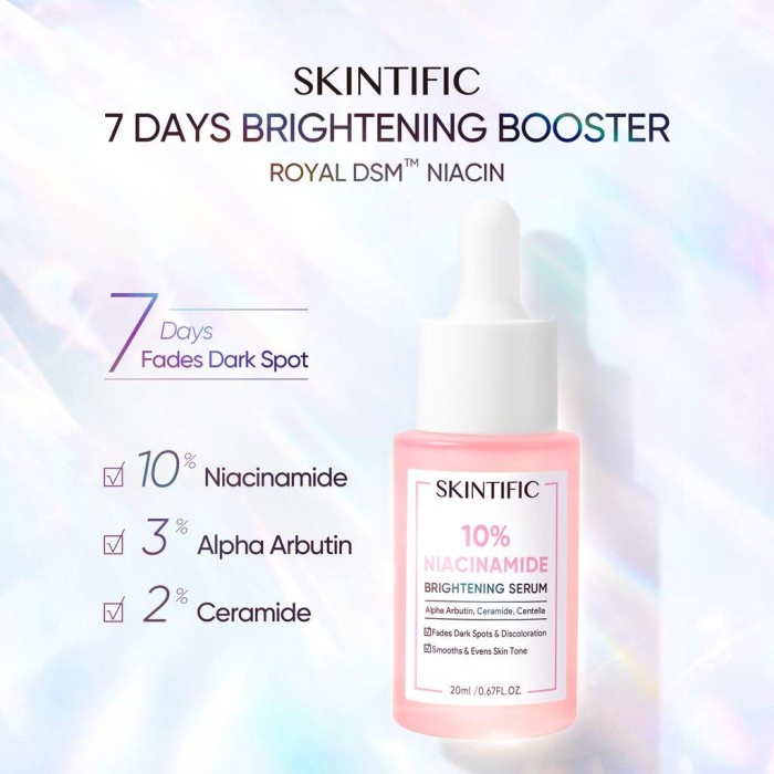 SKINTIFIC 10% Niacinamide Brightening serum
