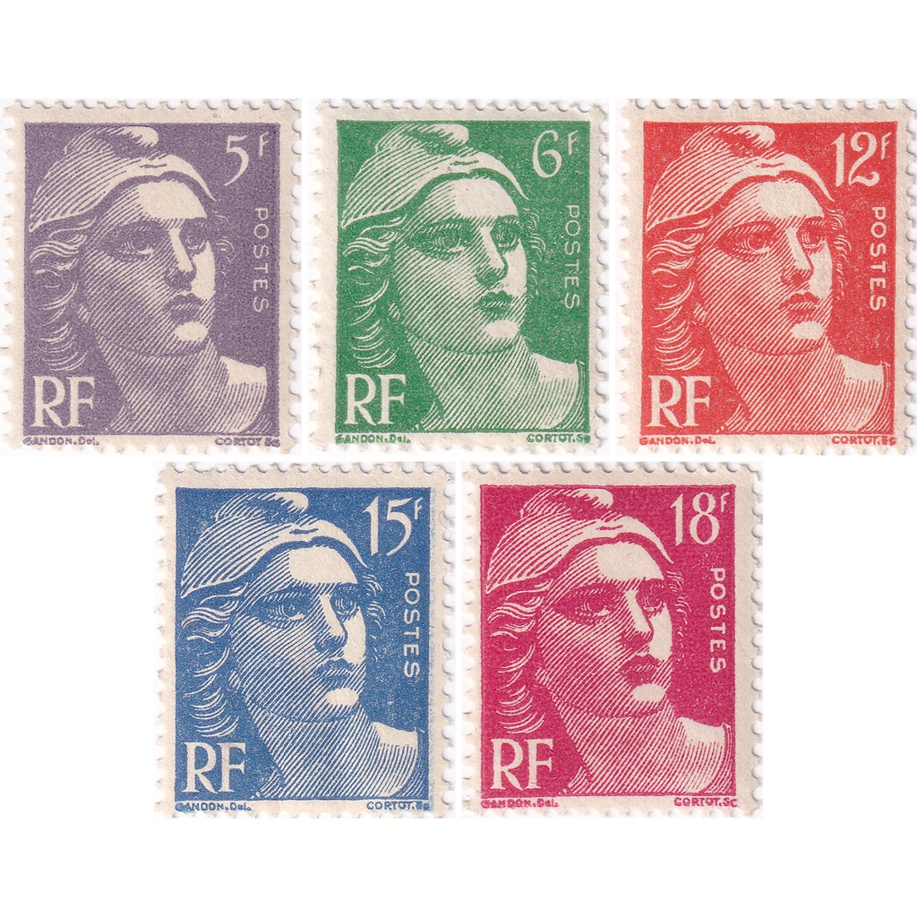 

Prangko France 1951 - New Daily Stamp