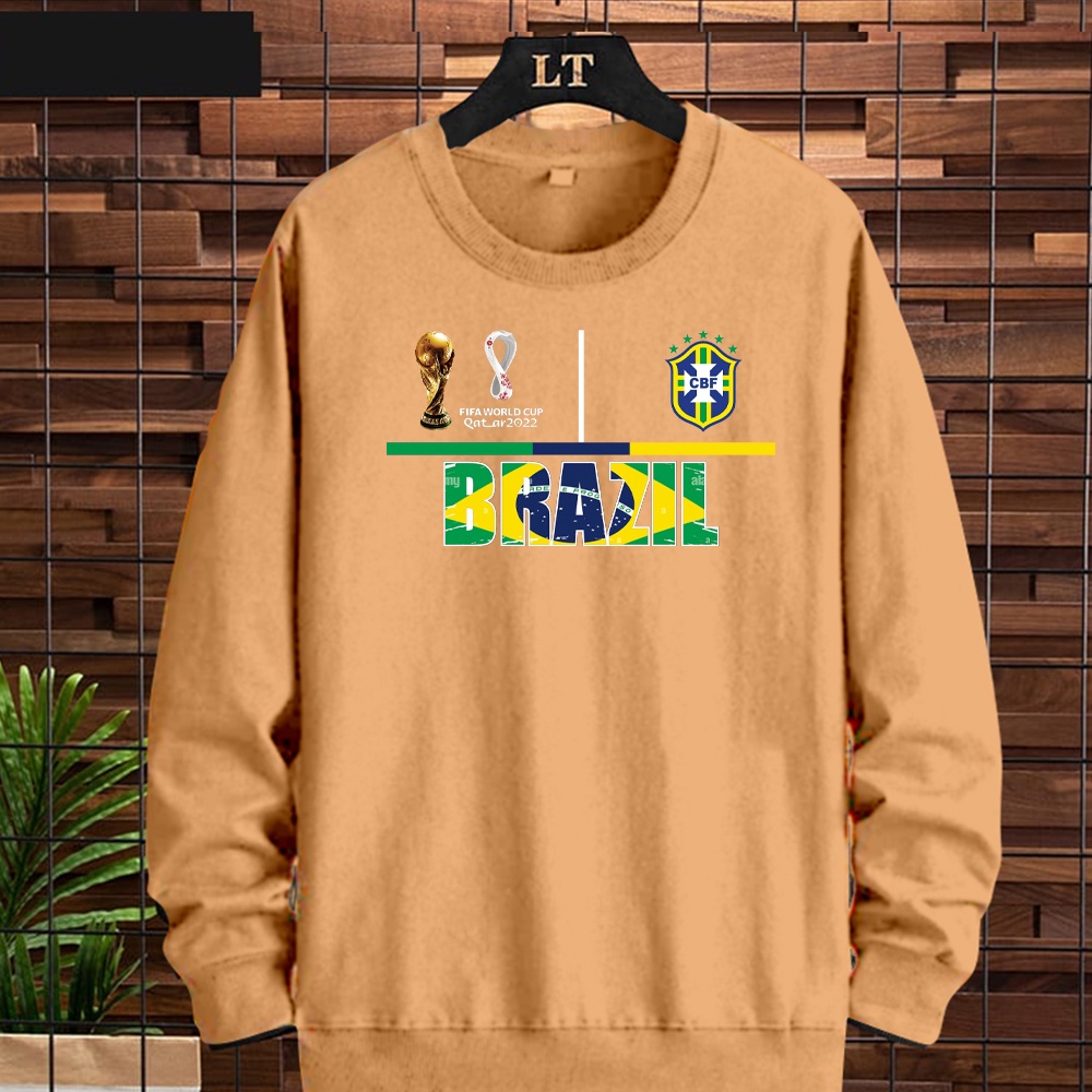 SWEATER PRIA / WANITA /UNISEX EDISI KHUSUS PIALA DUNIA 2022 BRAZIL