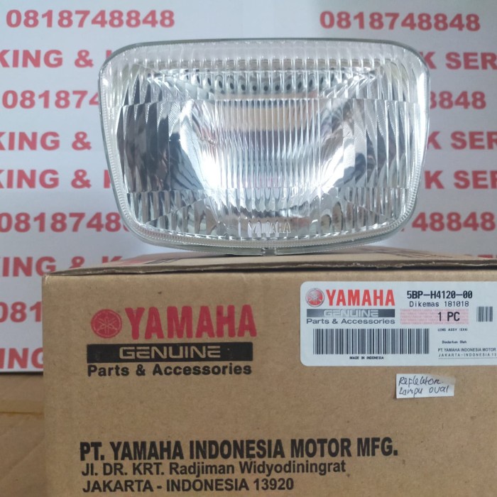REFLEKTOR LAMPU DEPAN RX KING OVAL ORIGINAL YGP 5BP-H4120-00