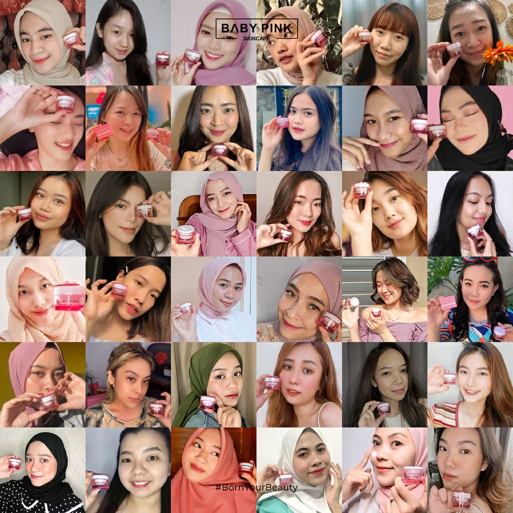 [ORIGINAL BONUS MASKER] Baby Pink Skincare Glowing Day Cream Resmi BPOM