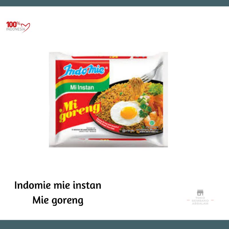 

indomie goreng / indomie mie instan rasa mi goreng/ indomie