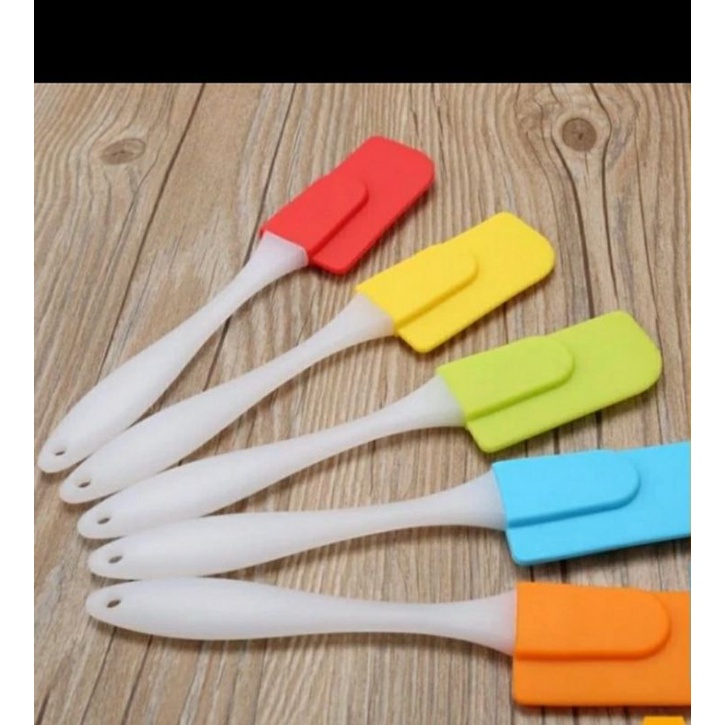 Sepatula Silikon Mini Alat Masak Dapur Sutel Kecil Silicon Untensil Kue