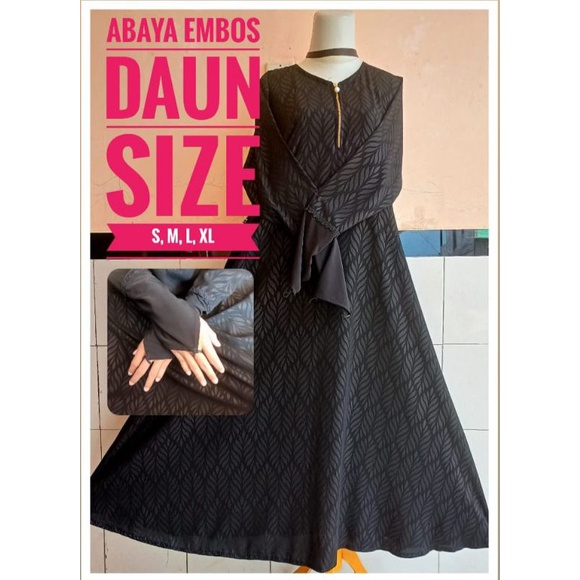 gamis abaya full embos fursan Sultan by balqis collection temboro