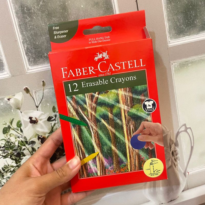 

Erasable Crayon Faber Castell Isi 12 Pcs Crayon Mewarnai Anak Menggambar Alat Tulis Sekolah Kado Viral Termurah