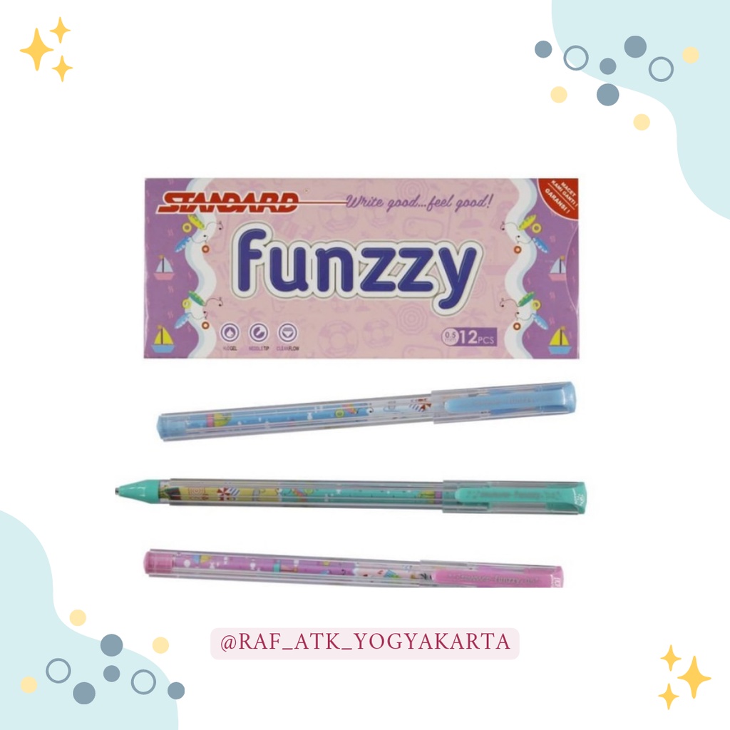 

GEL PEN / PENA / BALLPOIN / PULPEN STANDARD FUNZZY