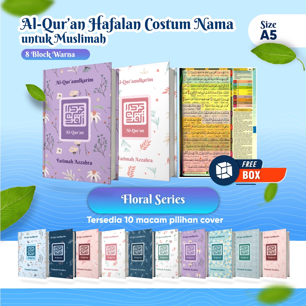 Al Quran Wanita Custom Nama