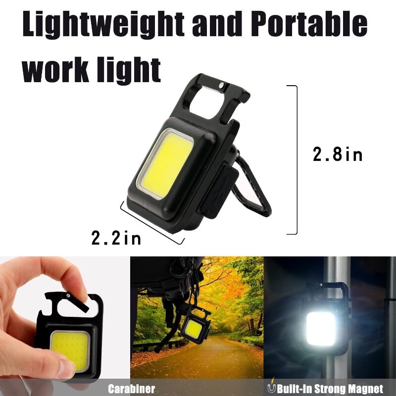 Lampu Senter Mini Super Terang Flashlight LED Portable Cas USB Charger