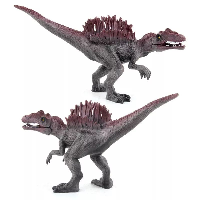 Figure Spinosaurus Triple Finned Mainan Dinosaurus Spinosaurus miniatur pajangan