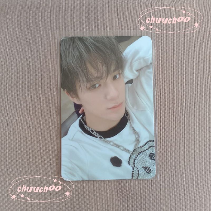 PC Photocard Official Jeno Luggage Dreaming Baju Putih Nct