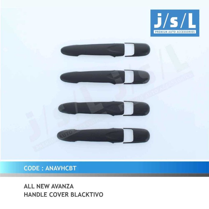 Cover handle handel pegangan pintu hitam AVANZA XENIA VELOZ 2012-2018