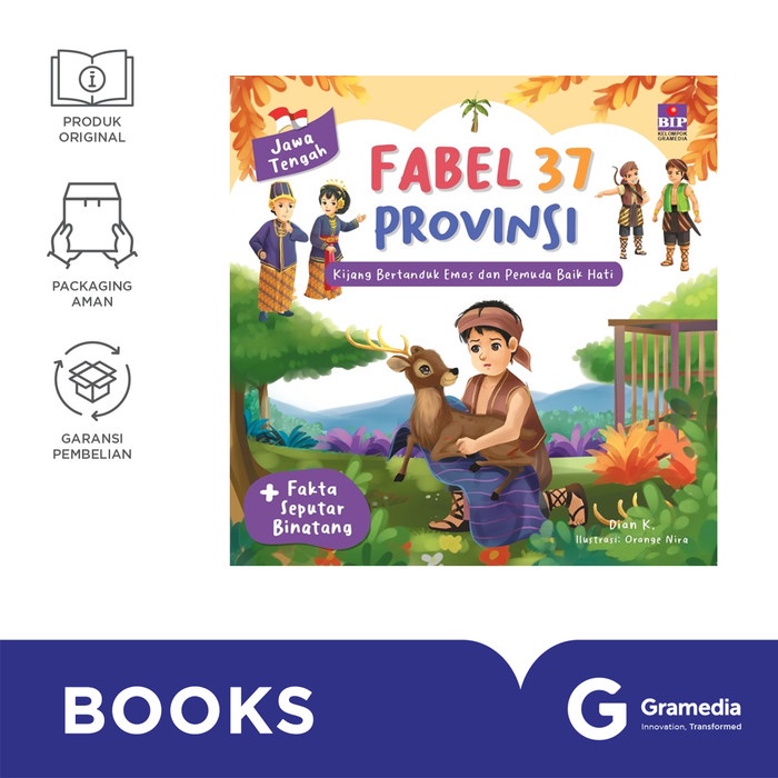 

Fabel 37 Provinsi - Jawa Tengah: Kijang Bertanduk Emas dan Pemuda Baik