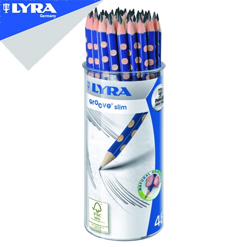 

Lyra Groove Slim Graphite Pensil Kayu HB 48pcs