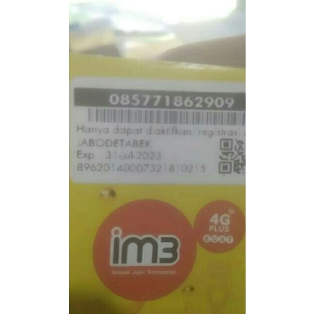 No Cantik IM3 0856-955-98-955