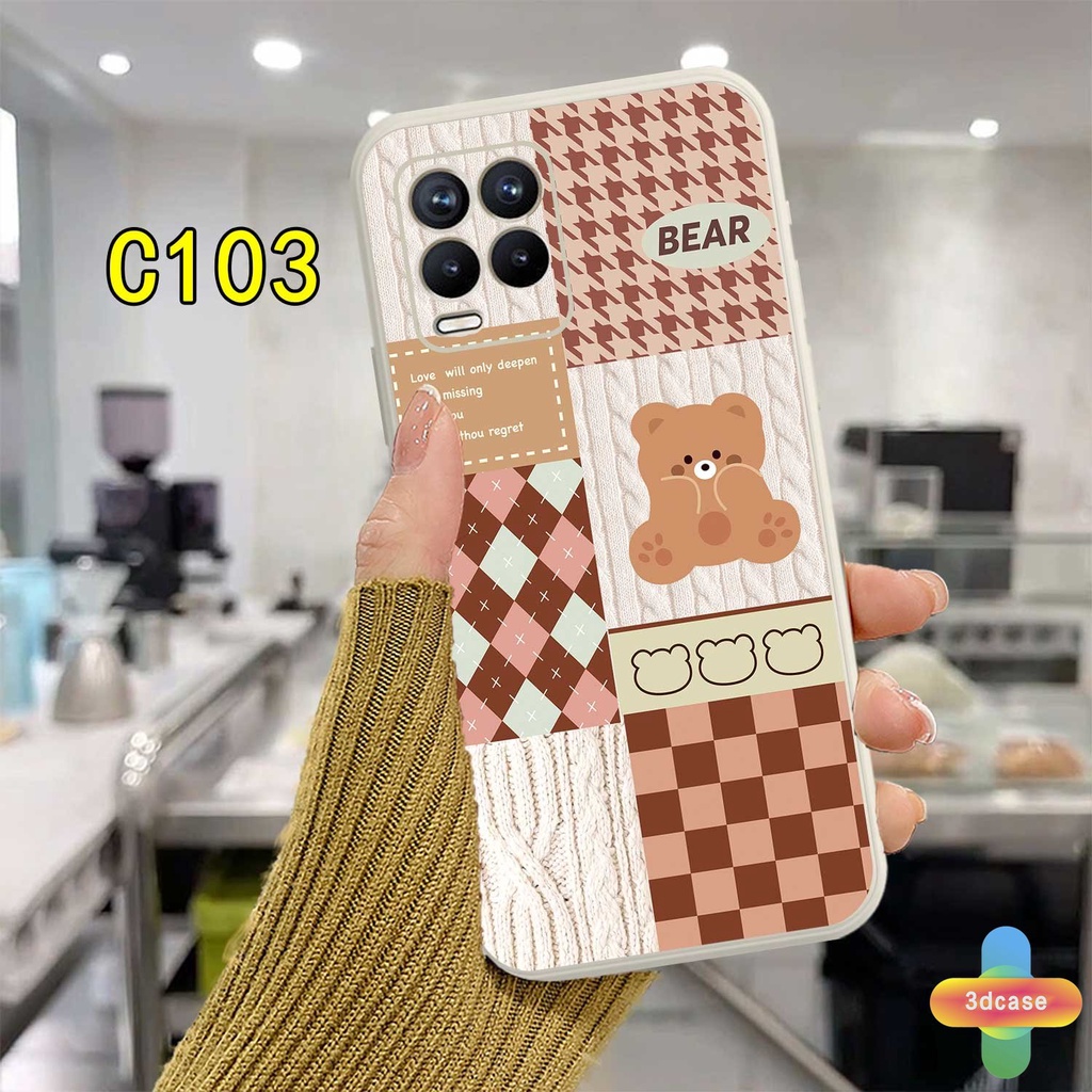 Soft Case TPU Motif Kartun Beruang Untuk Realme C15 C21 C11 2021 C21Y C31 C35 C25 C20 C3 C12 C2 C25S 5S 5 5S 5i C17 7i C1 C25Y C2 C3i 6i C20A  Narzo 20 10 10A 20A 30A A7 A5S A15 A16 Y12 Y20 Y15S A03