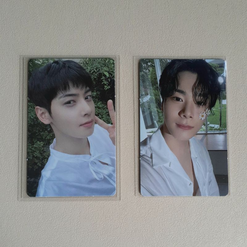 PC PHOTOCARD CHA EUNWOO & MOONBIN SG22 SEASON GREETING 2022 TEA VERSION OFFICIAL