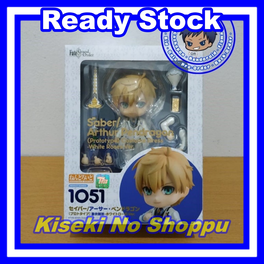 Nendoroid Saber/Arthur Pendragon (Prototype) - White Rose Version. [1051]