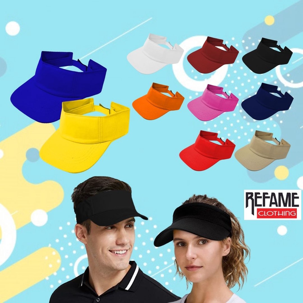 Topi Olah Raga Senam Golf Pantai Sepeda Olahraga Zumba Korea Summer Tenis Tennis Outdoor Wanita Pria