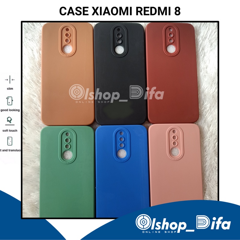 XIAOMI REDMI 8 SOFT CASE AERO PRO CAMERA FUL COLOUR MACARON