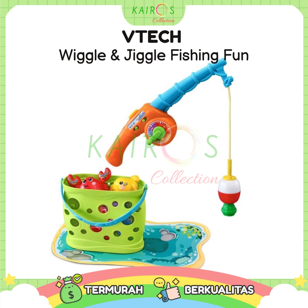 VTECH Wiggle &amp; Jiggle Fishing Fun Original / Mainan Pancingan Anak