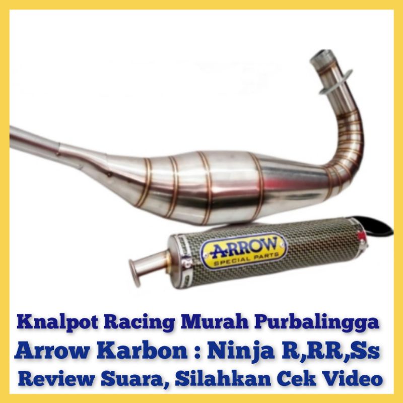 Knalpot Ninja R RR Ss Arrow Karbon