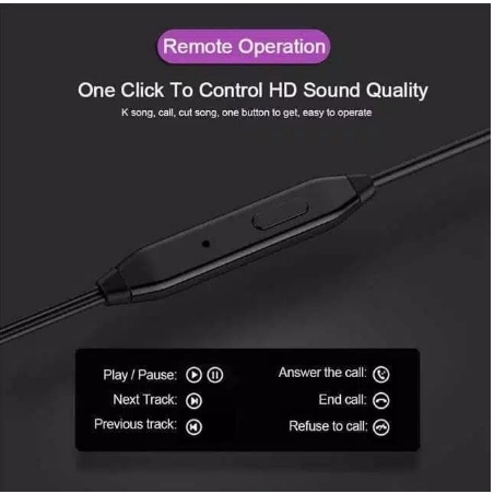 Headset Headphone Earphone Universal Bass Music Superbass Hifi Stereo Bass Handphone HP Audio Jack 3.5MM