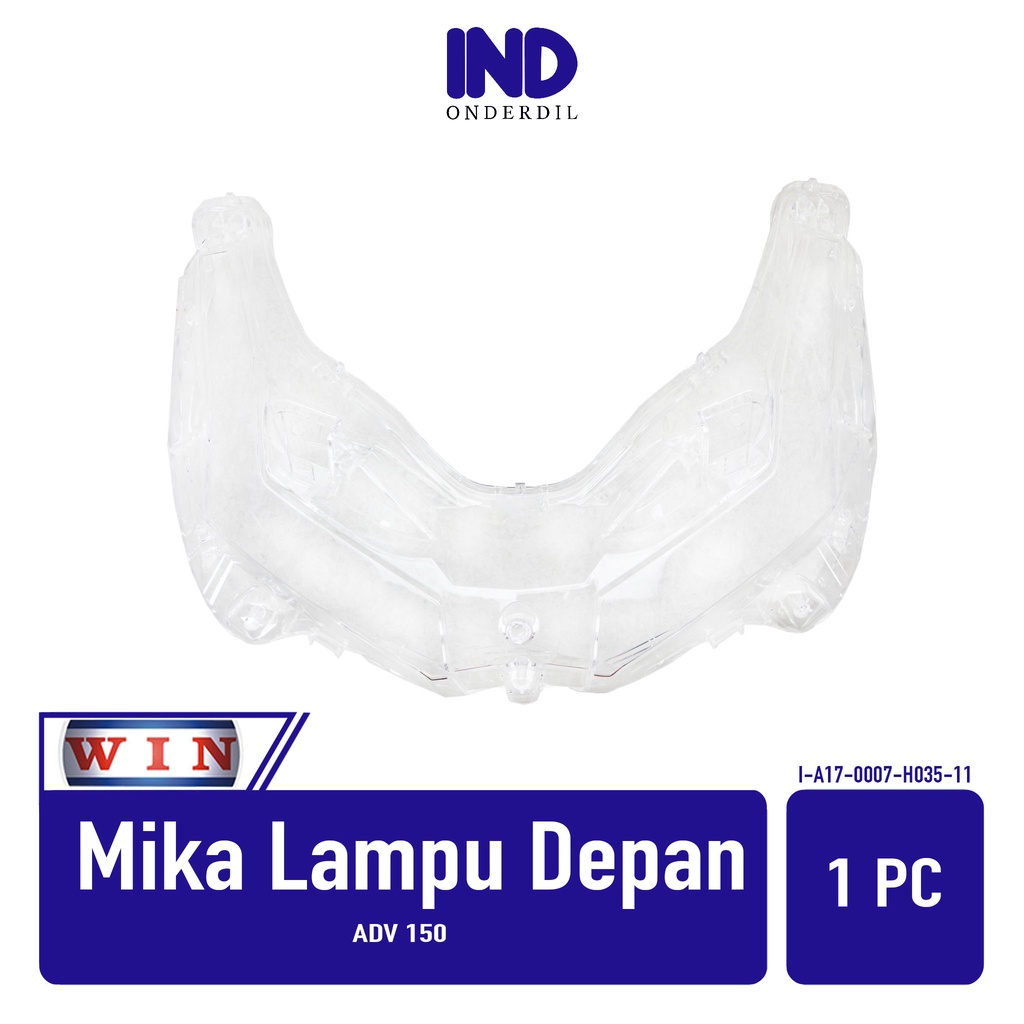 Mika Kaca Reflektor Lampu Depan-Headlamp-Head Lampu Merk Win Honda ADV 150