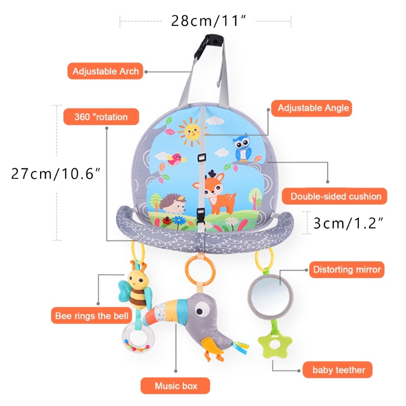 Mary Mainan Rattle Lengkung Adjustable Untuk Bayi