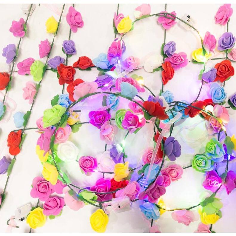 BANDO FLOWER CROWN / BANDO MAHKOTA BUNGA LINGKAR / BANDO BUNGA LINGKAR / FLOWERCROWN / BANDO CANTIK MURAH