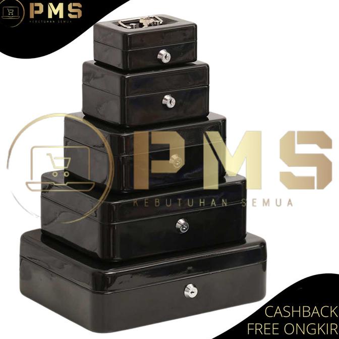 Termurah Kotak Brankas Uang Perhiasan Kunci Safebox Key Lock Password