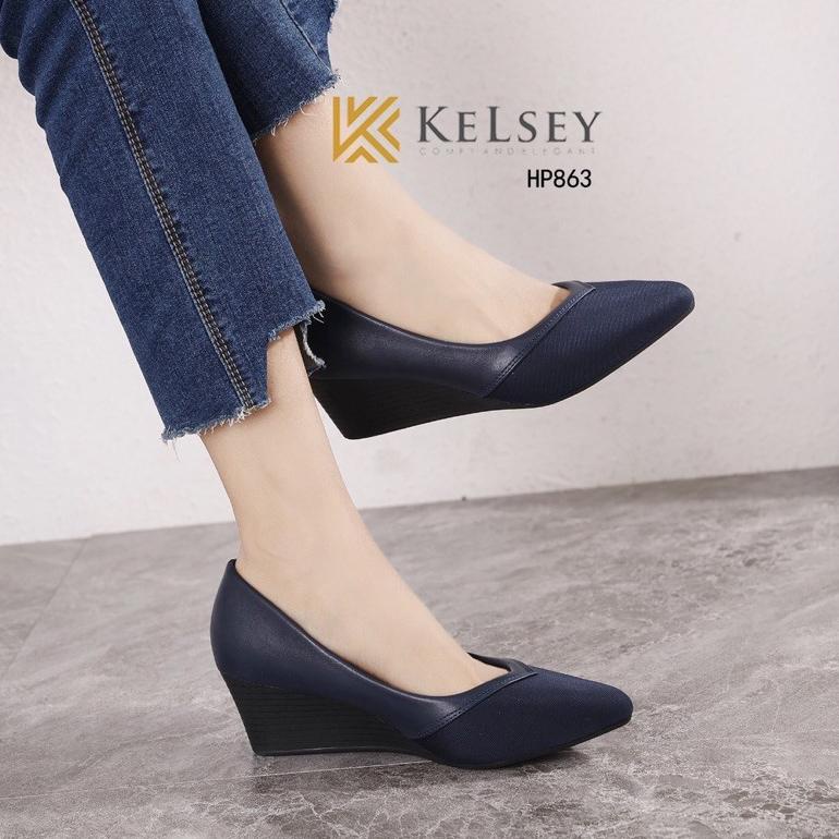 V57N Kelsey Sepatu Heels Wanita HP863 Sepatu Heels Import CV0