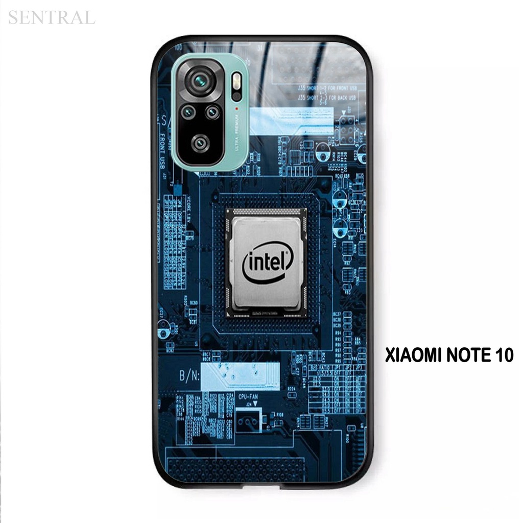 Softcase Kaca XIAOMI REDMI NOTE 10  - Case Handphone XIAOMI REDMI NOTE 10 [T07]