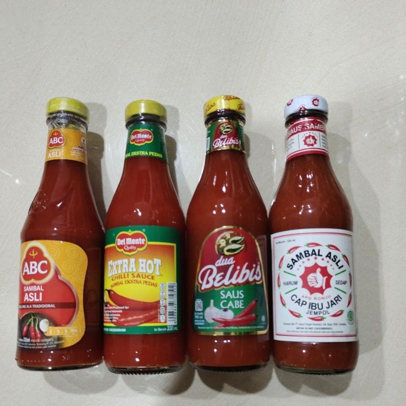 

saus sambal botol kaca