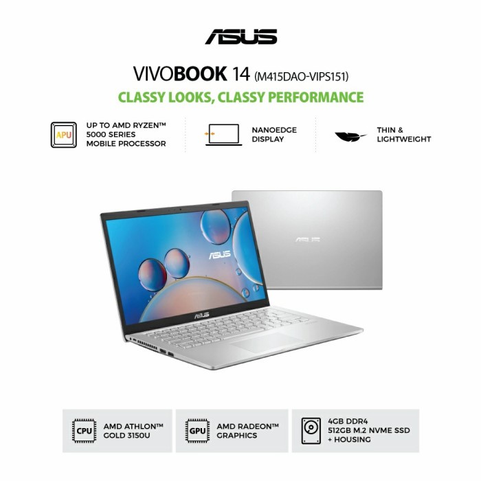ASUS VIVOBOOK 14 M415DAO VIPS351