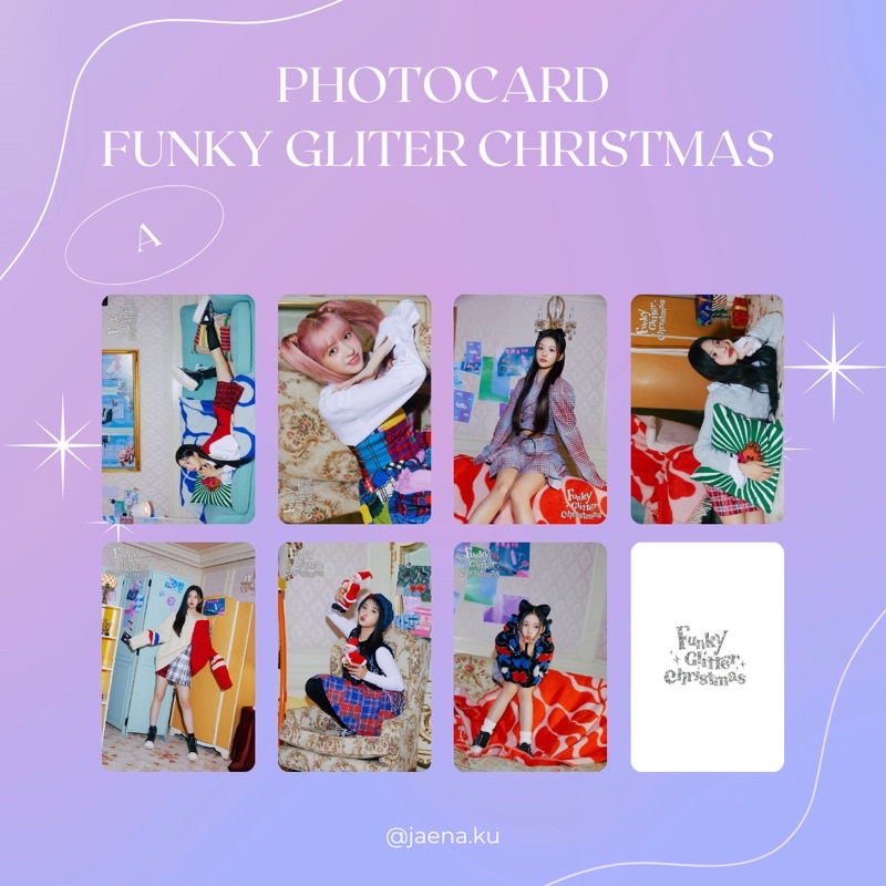 [NMIXX] PHOTOCARD SEASON’S GREETINGS &amp; FUNKY GLITER CHRISTMAS NMIXX ‼️BACA DESKRIPSI‼️