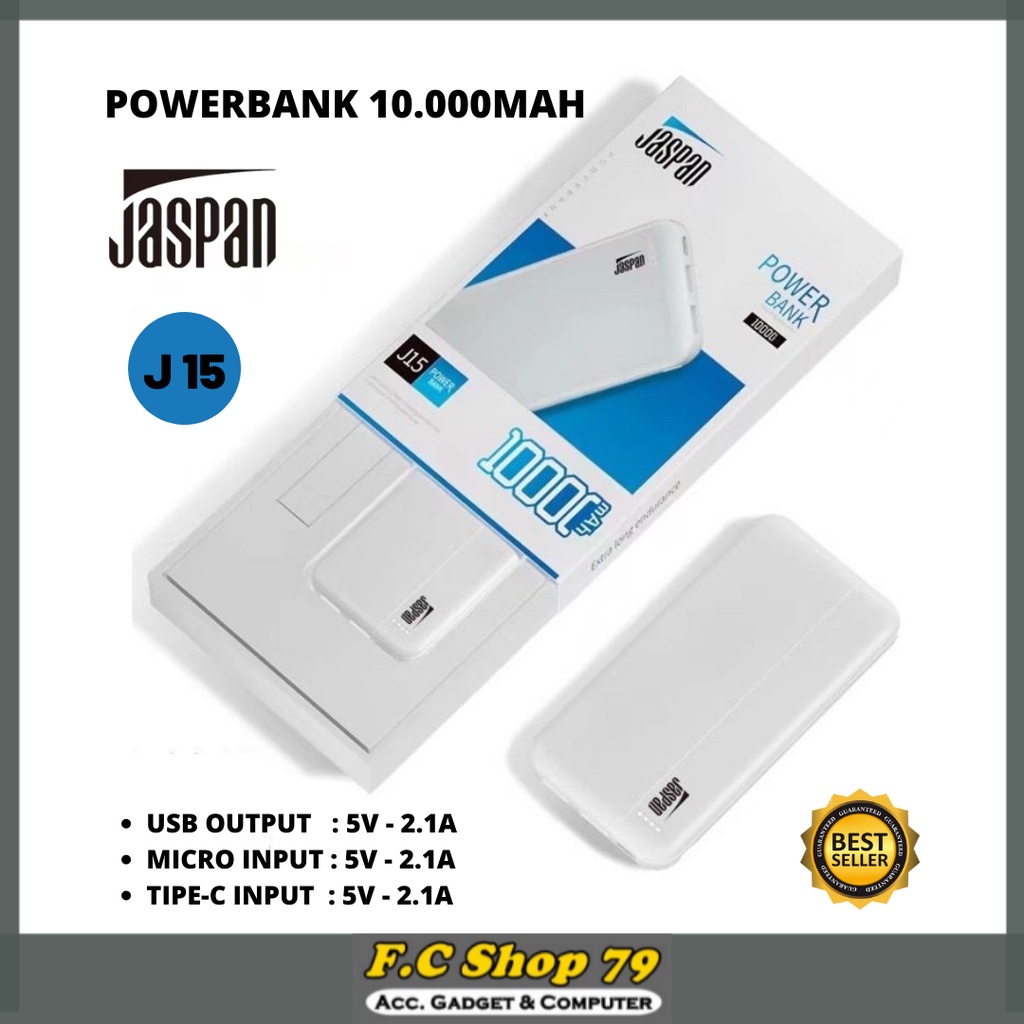 REAL CAPACITY POWERBANK POWER BANK PB 5000MAH DAN 10000MAH BUAT HANDPHONE HP TABLET "JASPAN" HARGA M