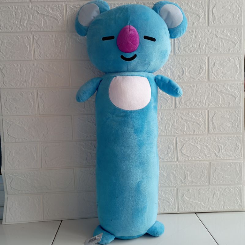 Boneka Guling Bt21 Koya Karakter BTS Ukuran Sedang Hadiah Kado Gift Lucu Lembut Halus