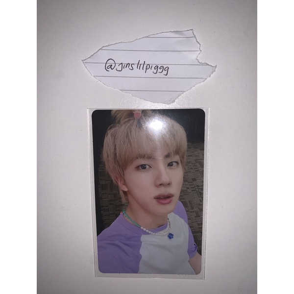 RPC DVD Sowoozoo Jin Apple Jin Apel Photocard Seokjin BTS