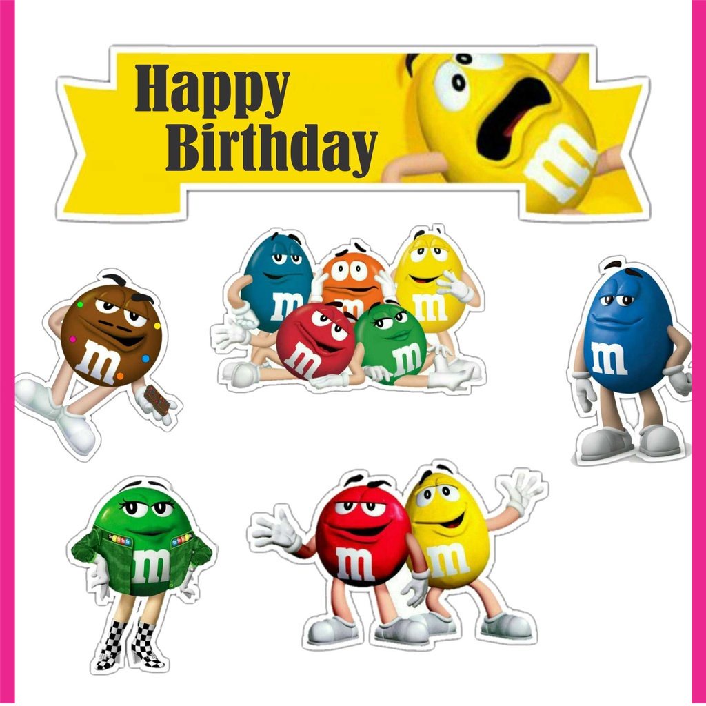 

BIGBAG TOPPER CAKE ULANG TAHUN / HIASAN KUE MR M