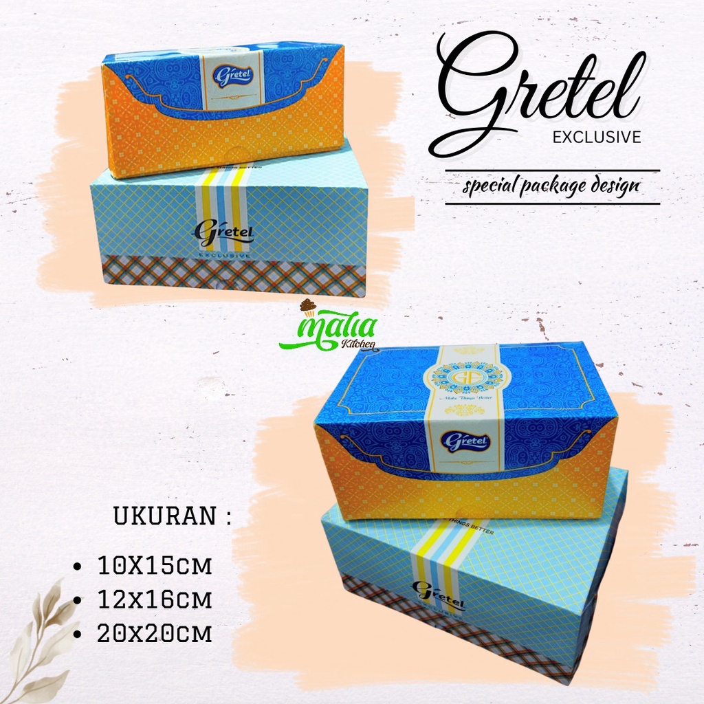 

kardus dus box cake roti gretel exclusive praktis