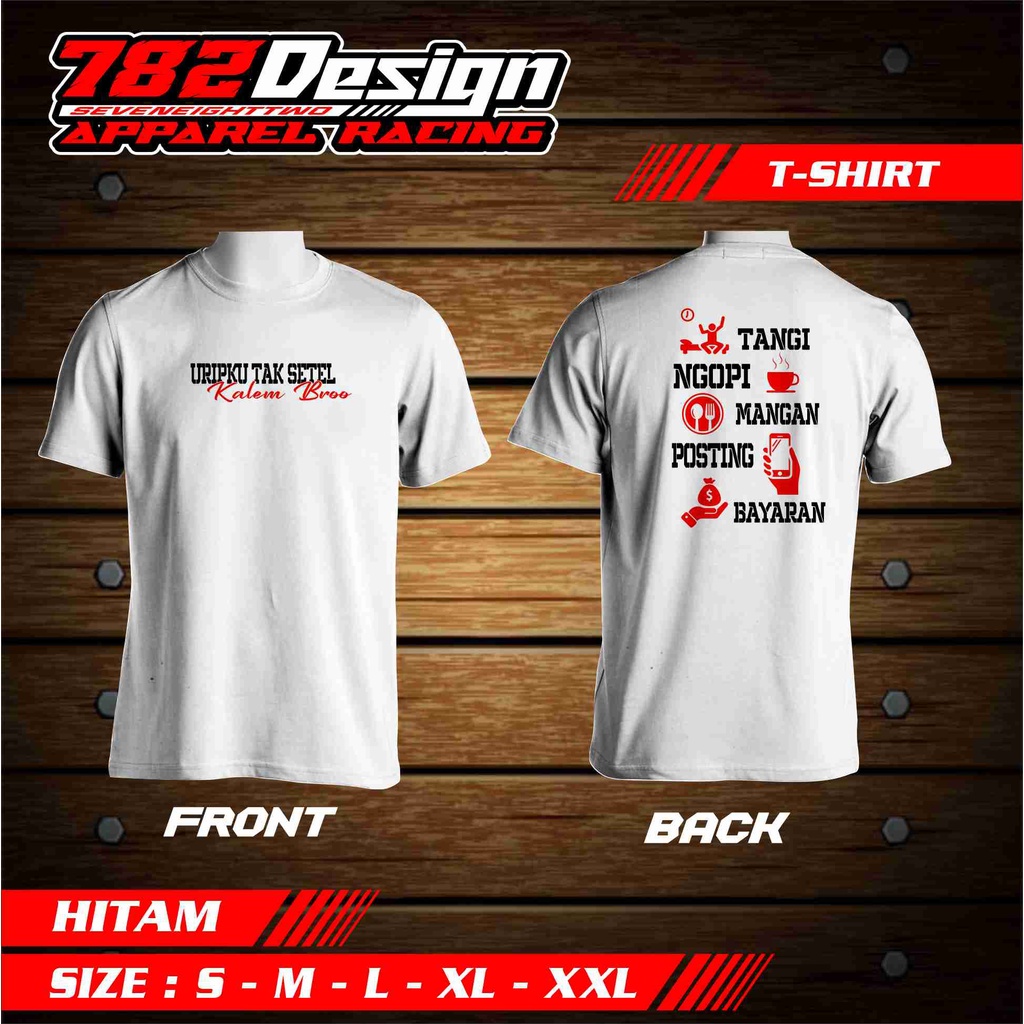 Tshirt/Kaos Racing Mangan Turu_Kaos Disain Racing Mangan Turu Bayaran