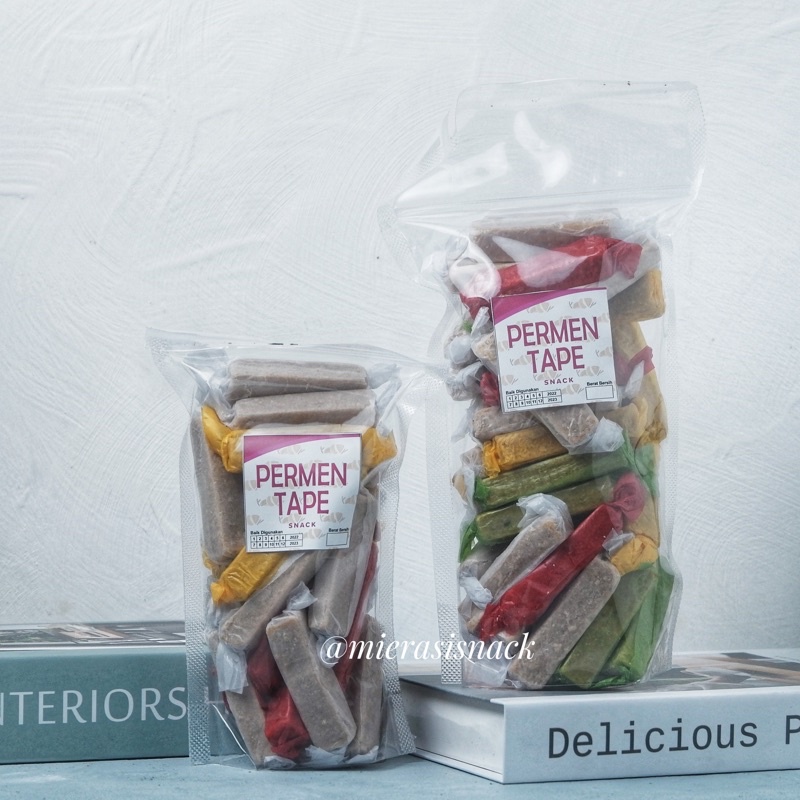 

Permen tape singkong 250g | suwar suwir | jenang tape | makanan tradisional | snack kiloan