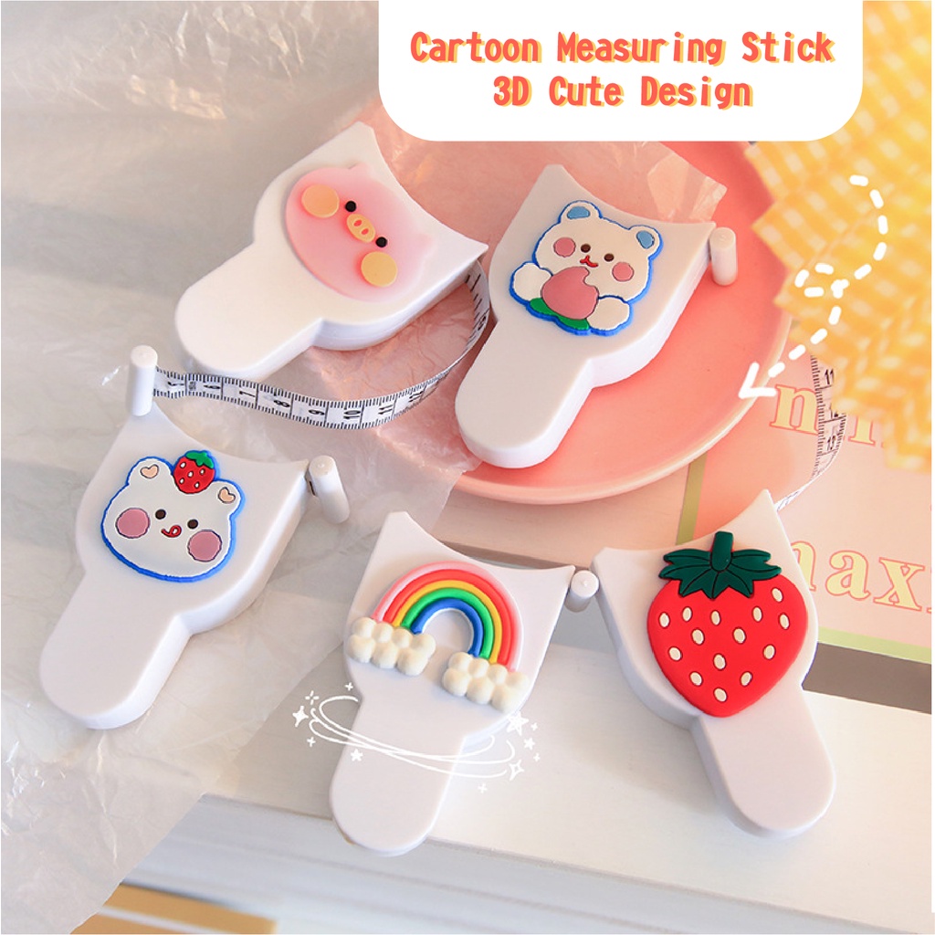 MSY Meteran Pengukur Badan / Lengan / Pinggang Bentuk Y Panjang 150cm/ meteran motif lucu